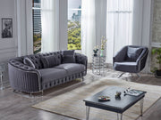Galata Stationary Sofa in Anthracite - 200-SUM-GAL-VELVET412-3