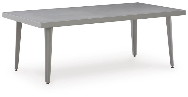Gali Gray/Blue Outdoor Sofa/Chairs/Table Set (Set of 4) - P275-081
