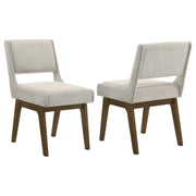 Galindo Upholstered Dining Side Chair Light Grey (Set of 2) - 193752GRY