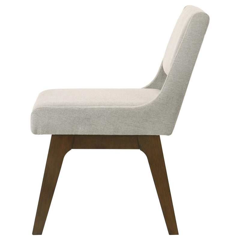 Galindo Upholstered Dining Side Chair Light Grey (Set of 2) - 193752GRY