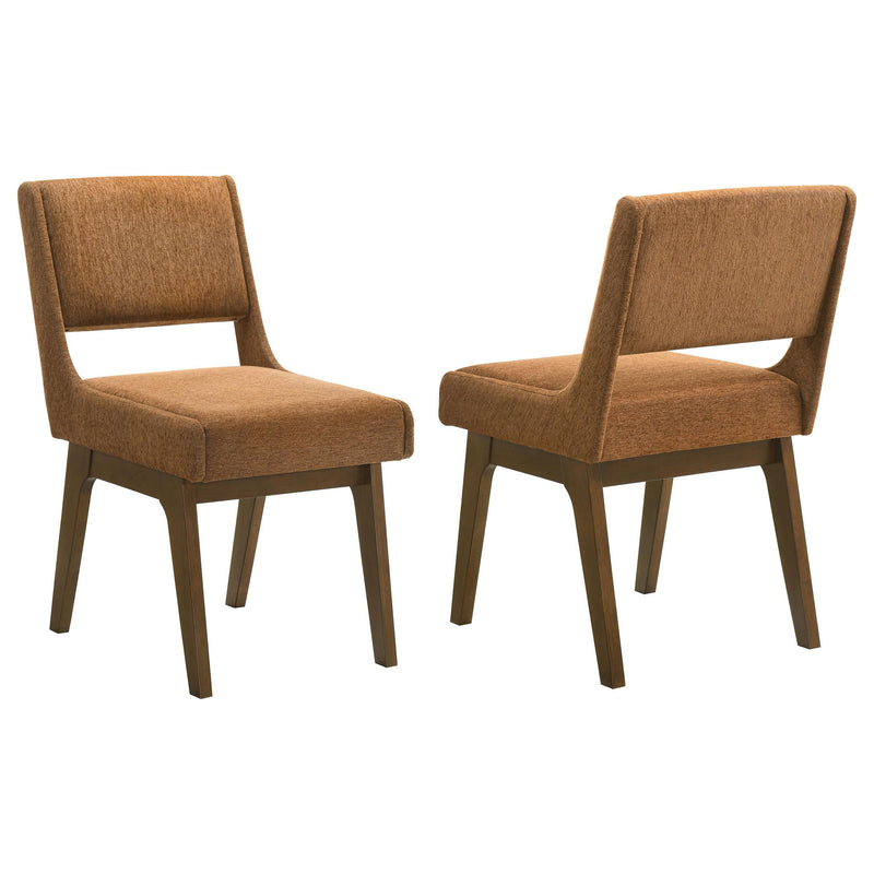 Galindo Upholstered Dining Side Chair Nutmeg (Set of 2) - 193752NMG