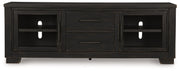 Galliden Black 80" TV Stand - W841-168