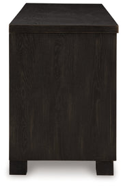 Galliden Black 80" TV Stand - W841-168