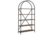 Galtbury Brown/Black Bookcase - DMV FurnitureBookcases