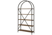 Galtbury Brown/Black Bookcase - DMV FurnitureBookcases