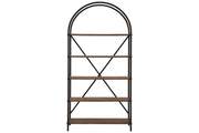 Galtbury Brown/Black Bookcase - DMV FurnitureBookcases