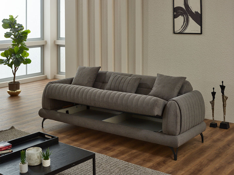 Gamba Convertible Sofa in Beige - 200-SIM-GAM-GIRNE03-3