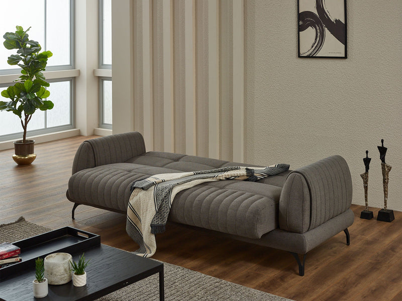 Gamba Convertible Sofa in Grey - 200-SIM-GAM-GIRNE10-3