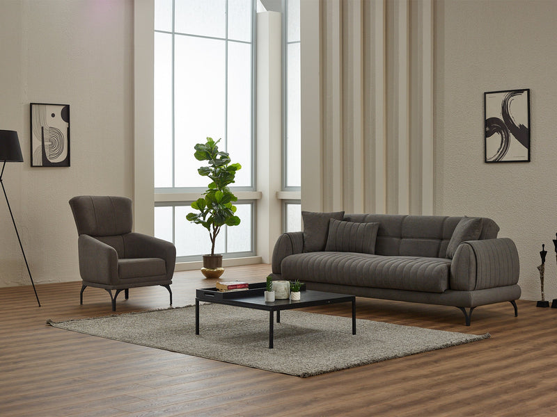 Gamba Convertible Sofa in Grey - 200-SIM-GAM-GIRNE10-3