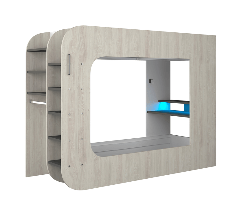 Gamer Bed 35.43" x 78.7" Natural Color SET - p13195