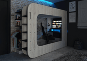 Gamer Bed 35.43" x 78.7" Natural Color SET - p13195