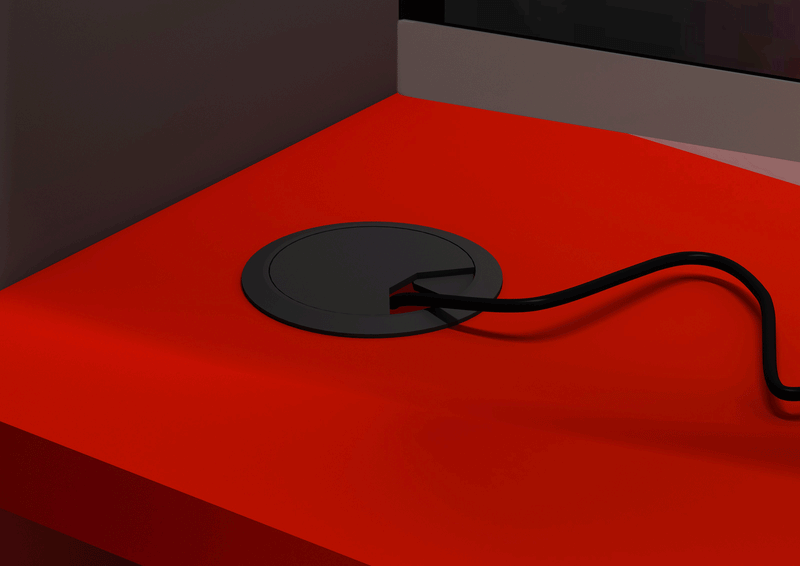 Gamer Bed Red & Black - i38209 - DMV Furniture