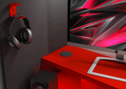 Gamer Bed Red & Black - i38209 - DMV Furniture