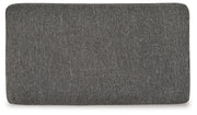 Gardiner Chair and Ottoman in Pewter - PKG015828