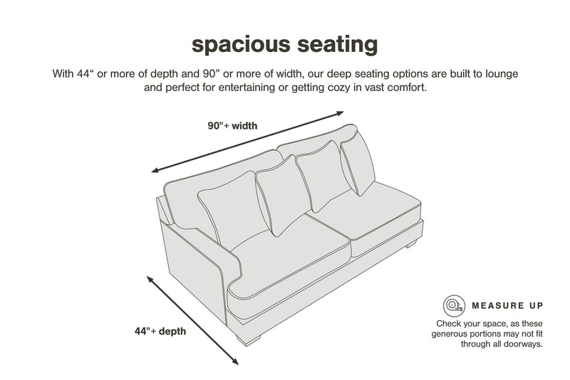Gardiner Sofa Chaise - DMV FurnitureSofa