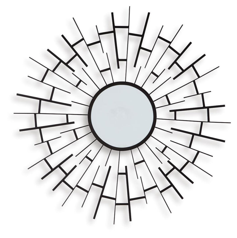 Garrenworth Black Accent Mirror - A8010391