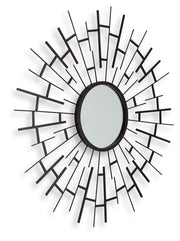 Garrenworth Black Accent Mirror - A8010391