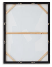 Garviery Black/Cream Wall Art - A8000385