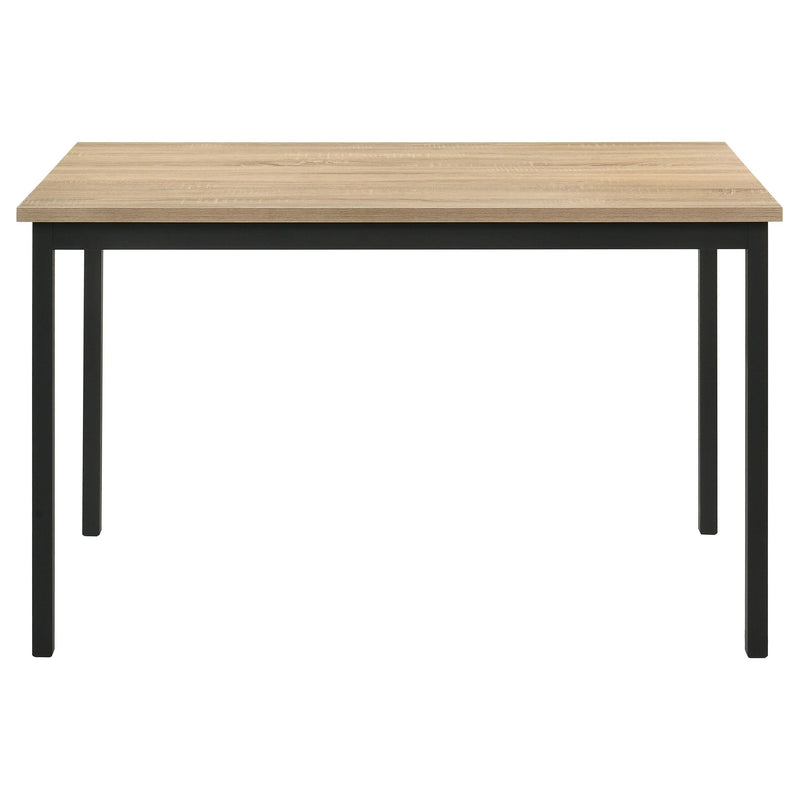 Garza 5-piece Rectangular Dining Table Greige Oak - 193981-S5