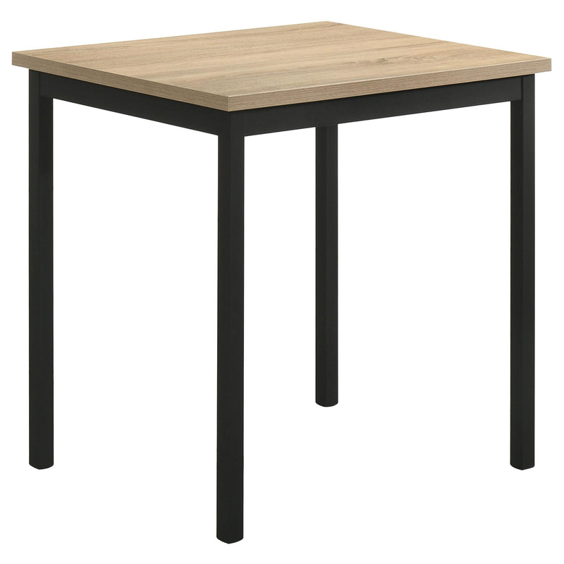 Garza 5-piece Space Saving Rectangular Dining Table Greige Oak - 193980-S5