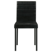 Garza Upholstered Dining Side Chair Black (Set of 4) - 193982