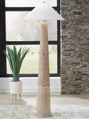 Gasparleigh Brown/Gold Finish Floor Lamp - L235811