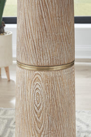 Gasparleigh Brown/Gold Finish Floor Lamp - L235811