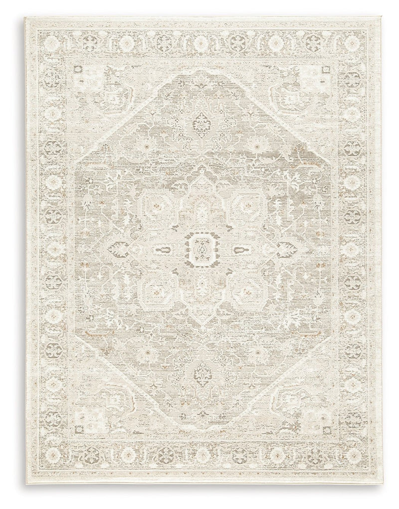 Gatwell Ivory/Gray/Tan 5' x 7' Rug - R406512