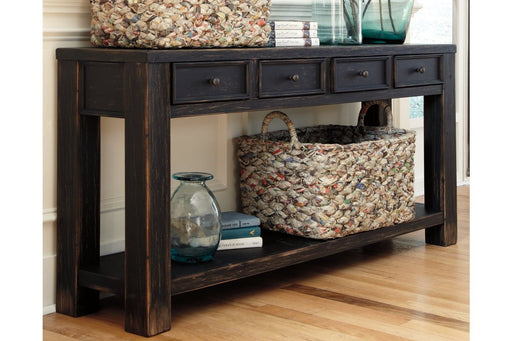 Gavelston Black Sofa/Console Table - DMV FurnitureSofa Table