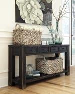 Gavelston Black Sofa/Console Table - DMV FurnitureSofa Table