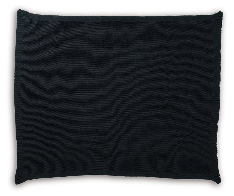 Gayelery Black Throw - A1001086T