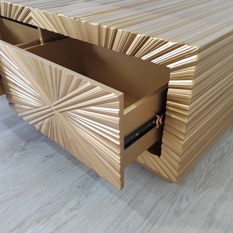 GCT101 GOLDEN LEAF COFFEE TABLE - 210000007816