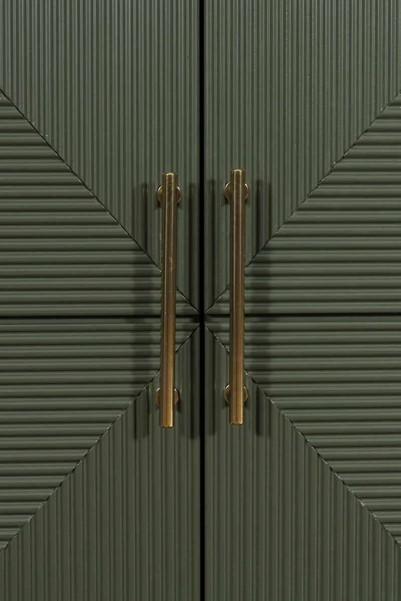Geirwood Dark Green Accent Cabinet - A4000676