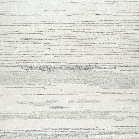 Genemost Ivory/Blue 7'8" x 10' Area Rug - R407841