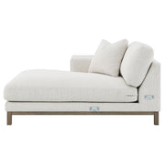 Geneva Boucle Upholstered Sectional Chaise Sofa Sand - 551777