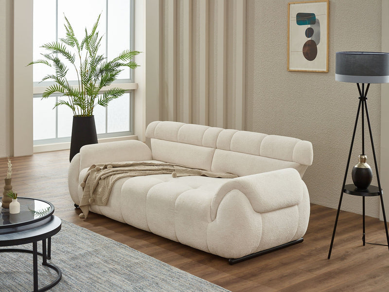 Genova Convertible Loveseat in Cream - 200-SIM-GEN-ERATO08-2