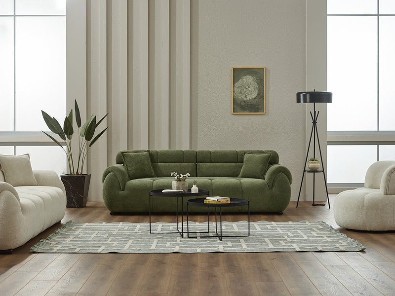 Genova Convertible Loveseat in White - 200-SIM-GEN-ERATO01-2