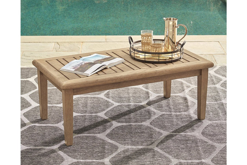 Gerianne Grayish Brown Coffee Table - DMV FurnitureOutdoor Products