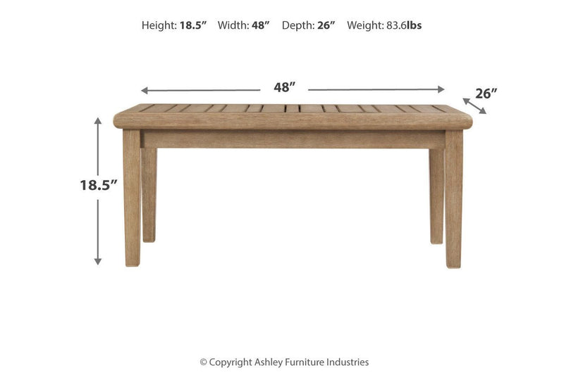 Gerianne Grayish Brown Coffee Table - DMV FurnitureOutdoor Products