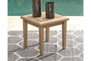 Gerianne Grayish Brown End Table - DMV FurnitureOutdoor Products