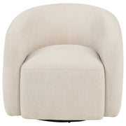 Gerley Chenille Upholstered Swivel Accent Chair Beige - 902473