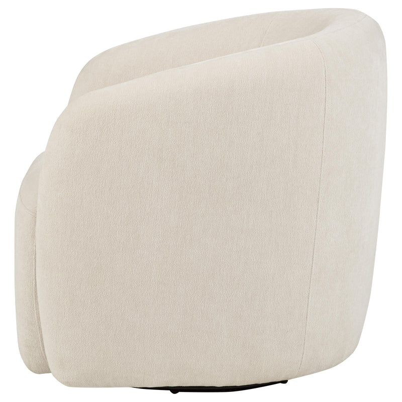 Gerley Chenille Upholstered Swivel Accent Chair Beige - 902473