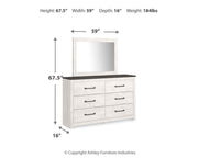 Gerridan Queen Panel Bed, Dresser, Mirror and 2 Nightstands - B1190B39