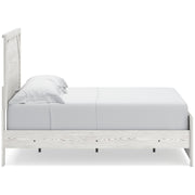Gerridan White/Gray Full Panel Bed and 2 Nightstands - B1190B12