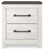 Gerridan White/Gray King Panel Bed, Dresser and 2 Nightstands - B1190B32
