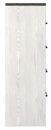 Gerridan White/Gray King Panel Bed, Dresser, Chest and 2 Nightstands - B1190B27