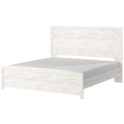 Gerridan White-Gray King Panel Bed - DMV Furniture