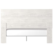 Gerridan White-Gray King Panel Bed - DMV Furniture
