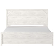 Gerridan White-Gray King Panel Bed - DMV Furniture
