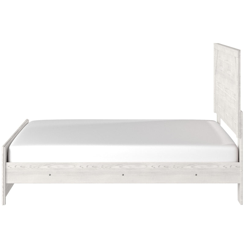 Gerridan White-Gray King Panel Bed - DMV Furniture